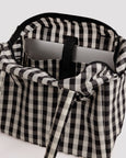Baggu - Everyday Cloud Bag - Black And Cream Gingham