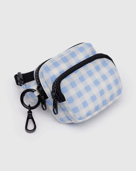 Baggu - Fanny Pack Charm - Light Blue Gingham