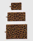 Baggu - Flat Pouch Set - Leopard