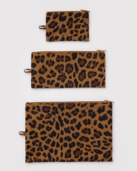 Baggu - Flat Pouch Set - Leopard