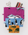 Baggu - Go Pouch Set - Vacation Animals