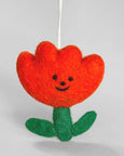 Wrap - Hanging Felt Ornament - Flower