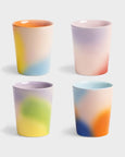 &klevering - Graffiti Hue Mugs - set of 4