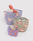 Baggu - Go Pouch Set - Spring Animals