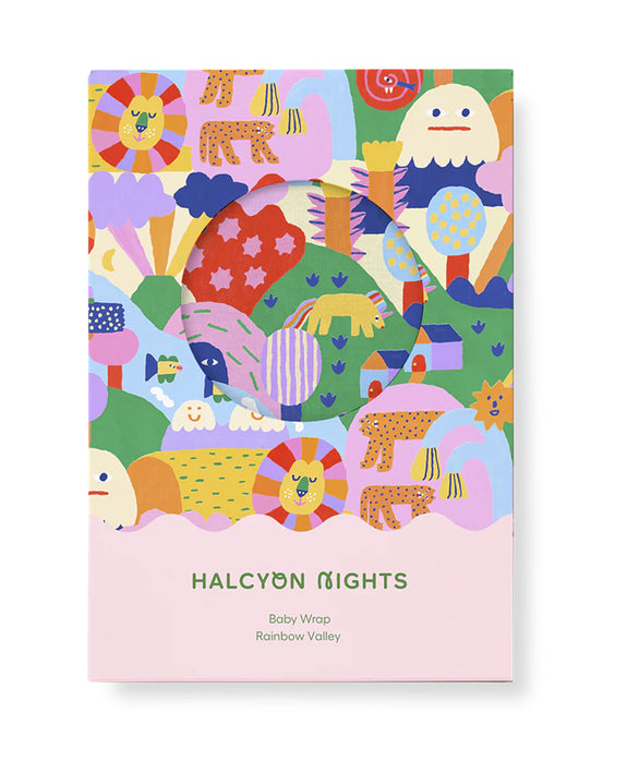 Halcyon Nights - Baby Wrap (Swaddle) - Rainbow Valley