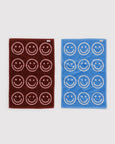 Baggu - Hand Towel Set of 2 - Sky Blue and Blush Happy