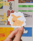 Rochelle Oh - Puppy Angel - Flake Vinyl Sticker