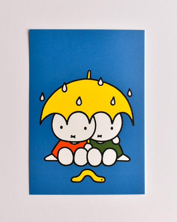 Miffy - Postcard - Miffy with Umbrella