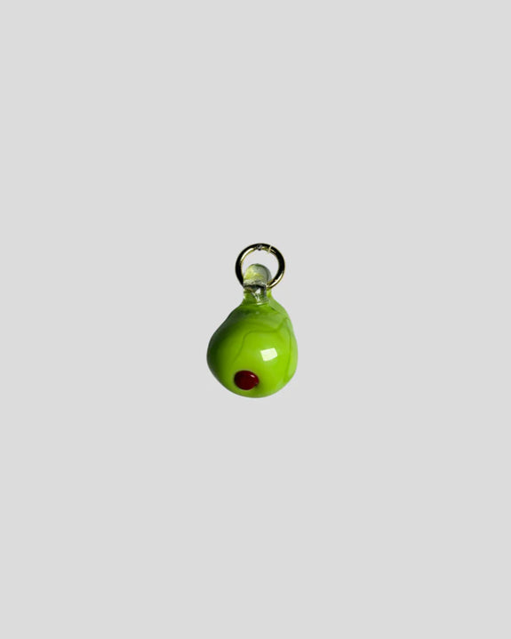 Jean Riley - Glass Charm - Olive