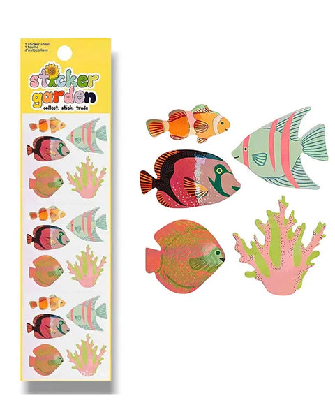 Sticker Garden - Jewel Tropical Fish Stickers