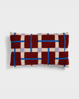 &Klevering - Plano Cushion Cover 50 x 30cm - Maroon