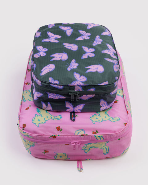 Baggu - Large Packing Cube Set - Spring Animals
