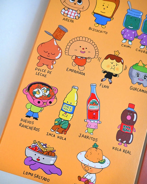 Natali Koromoto - Los Alfabetos Hardcover Notebook