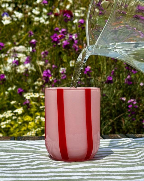 Maegen - Atina Glassware - Pink & Red