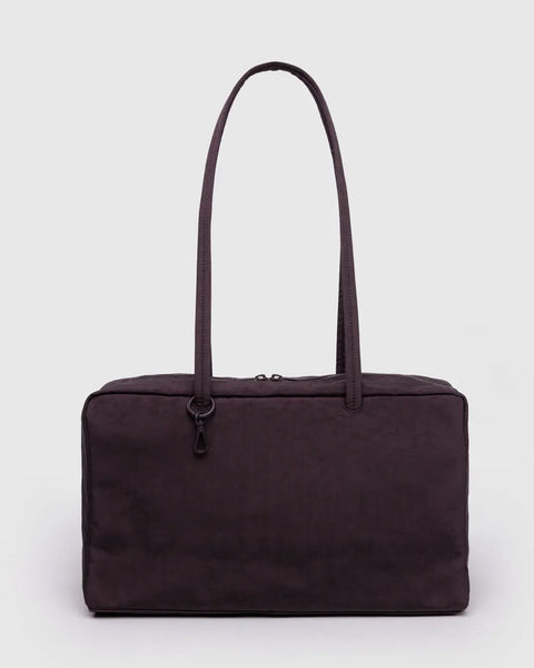 Baggu - Medium Nylon Bowler Bag - Chocolate Plum