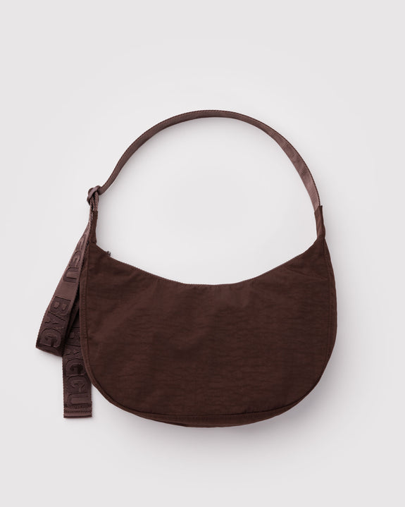 Baggu - Medium Nylon Crescent Bag - Coffee