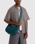 Baggu - Medium Nylon Crescent Bag - Deep Sea