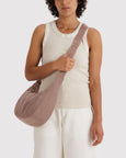 Baggu - Medium Nylon Crescent Bag - Toasted Almond