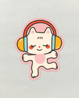 Natamori - Dancing - Kiss Cut Sticker