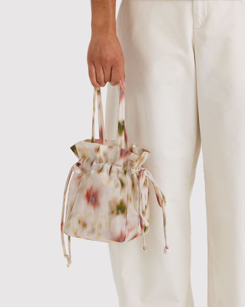 Baggu - Nylon Drawstring Bag - Abstract Floral