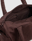 Baggu - Nylon Duffle Bag - Coffee - *PRE-ORDER FOR SHIPPING AFTER MONDAY OCTOBER 12TH*