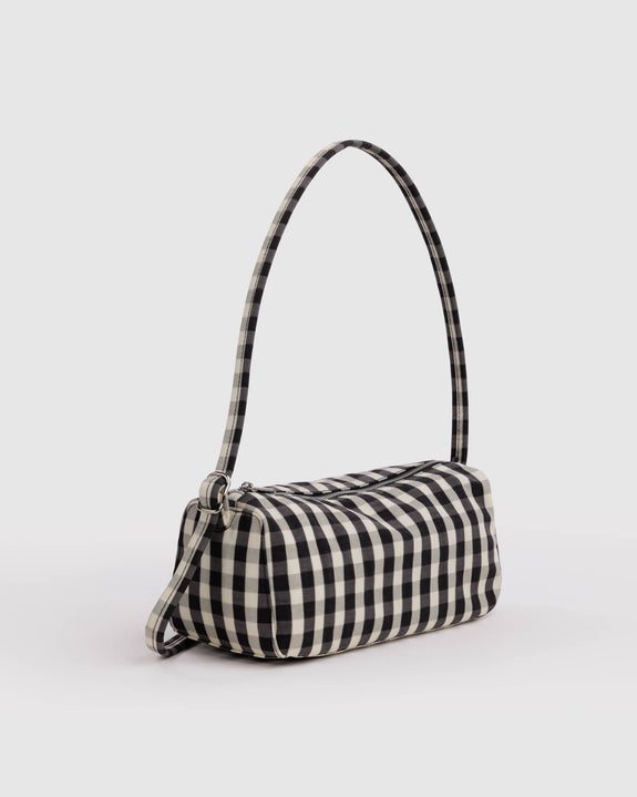 Baggu - Nylon Loaf Bag - Black and Cream Gingham - PRE-ORDER FOR SHIPPING AFTER MONDAY OCTOBER 12TH*