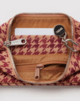 Baggu - Nylon Pochette - Tan Houndstooth