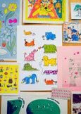 Samantha Curcio - A4 Riso Print - Woofers