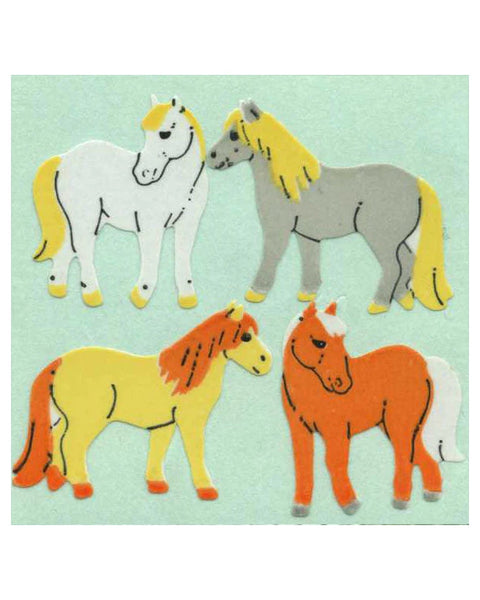 Stickermagic - Tear-off Stickers - Dartmoor Ponies