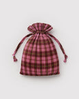 Baggu - Pleated Baggu - Azalea Pink Tartan