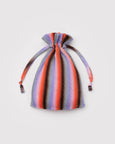 Baggu - Pleated Baggu - Gradient Stripe Poppy & Lilac