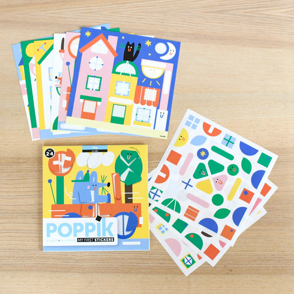 Poppik - My First Stickers - City – Pinky's Melbourne