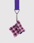 Baggu - Puffy Earbuds Case - Pink Houndstooth