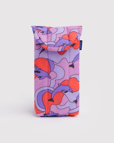 Baggu - Puffy Glasses Sleeve - Dolphins