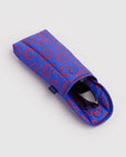 Baggu - Puffy Glasses Sleeve - Mini Cobalt Happy - PRE-ORDER FOR SHIPPING AFTER MONDAY OCTOBER 12TH*