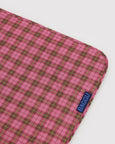 Baggu - Puffy Picnic Blanket - Azalea Pink Tartan