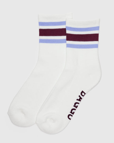 Baggu - Ribbed Sock - Ivory Stripe