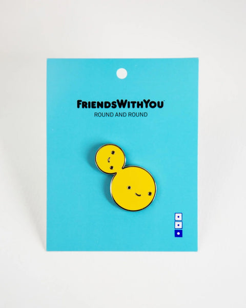 Third Drawer Down - Round and Round Enamel Pin X Friendswithyou