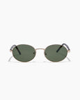 Szade Finch Sunglasses - Polished gold / Moss