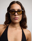 Szade Blair Sunglasses - Havana Tortoiseshell / Caper