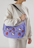 Baggu - Medium Nylon Crescent Bag - Embroidered Hello Kitty