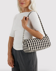 Baggu - Nylon Loaf Bag - Black and Cream Gingham - PRE-ORDER FOR SHIPPING AFTER MONDAY OCTOBER 12TH*