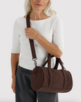 Baggu - Nylon Duffle Bag - Coffee - *PRE-ORDER FOR SHIPPING AFTER MONDAY OCTOBER 12TH*