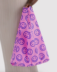 Baggu - Standard - Pop Pink Happy - PRE-ORDER FOR SHIPPING AFTER MONDAY OCTOBER 12TH*
