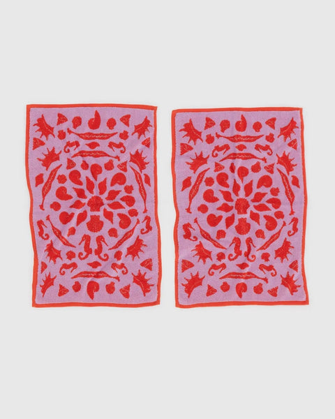 Baggu - Hand Towel Set of 2 - Sea Shells