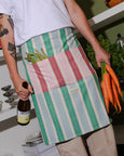 Tarta Gelatina - Short Striped Apron