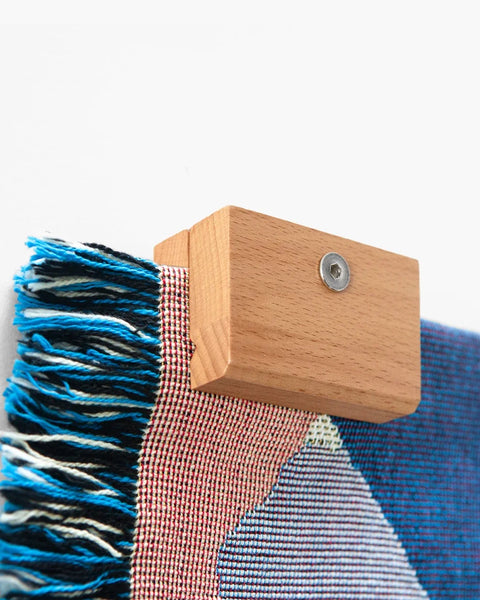 Slowdown Studio - Blanket Hanger Clips - Beechwood (Set of 3)