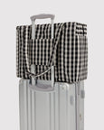 Baggu - Small Cloud Carry On - Black and Cream Gingham