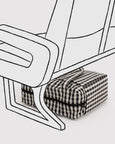 Baggu - Small Cloud Carry On - Black and Cream Gingham
