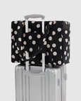 Baggu - Small Cloud Carry On - Black and Cream Polka Dot - *PRE-ORDER FOR SHIPPING AFTER MONDAY OCTOBER 12TH*